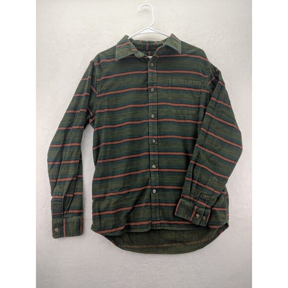 Mountain Khakis Horizontal Striped Mens Medium Long Sleeve Button Up Shirt - Picture 1 of 10